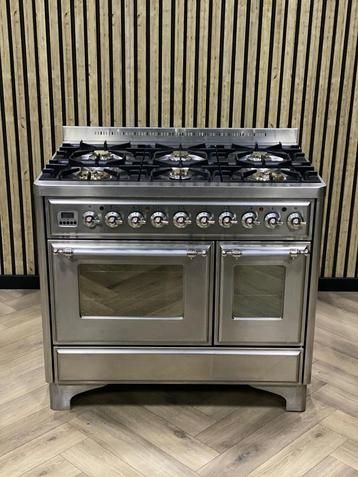 Luxe Boretti Majestic RVS Gas 100CM + 2 Ovens beschikbaar voor biedingen