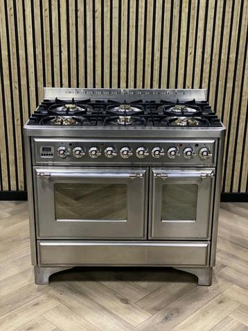 Luxe Boretti Majestic Inox Gaz 100CM + 2 Fours