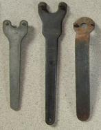 3 vintage trekkersleutels - OPRUIM, Doe-het-zelf en Bouw, Gereedschap | Handgereedschap, Ophalen of Verzenden, Gebruikt