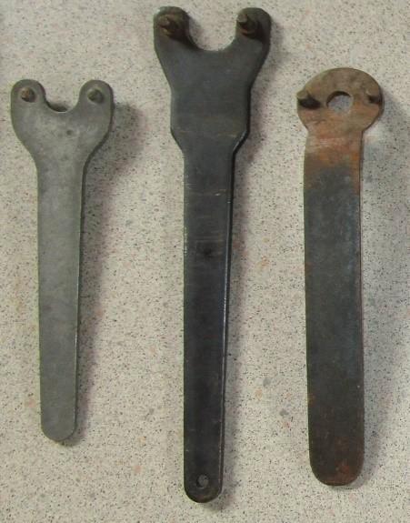 3 vintage trekkersleutels - OPRUIM, Doe-het-zelf en Bouw, Gereedschap | Handgereedschap, Gebruikt, Ophalen of Verzenden