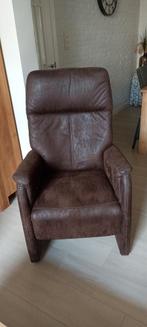 Fauteuil relax mécanique marron, Maison & Meubles, Fauteuils, Enlèvement, Utilisé