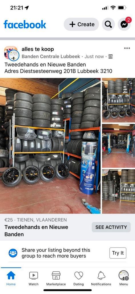 Nieuwe garage Groenmolenstraat 22Alken 3570, Auto-onderdelen, Banden en Velgen, Band(en), Ophalen of Verzenden
