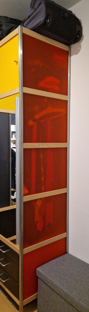 Kewlox zijpanelen - doorschijnend acryl oranje, Huis en Inrichting, Kasten | Overige, Zo goed als nieuw, Ophalen