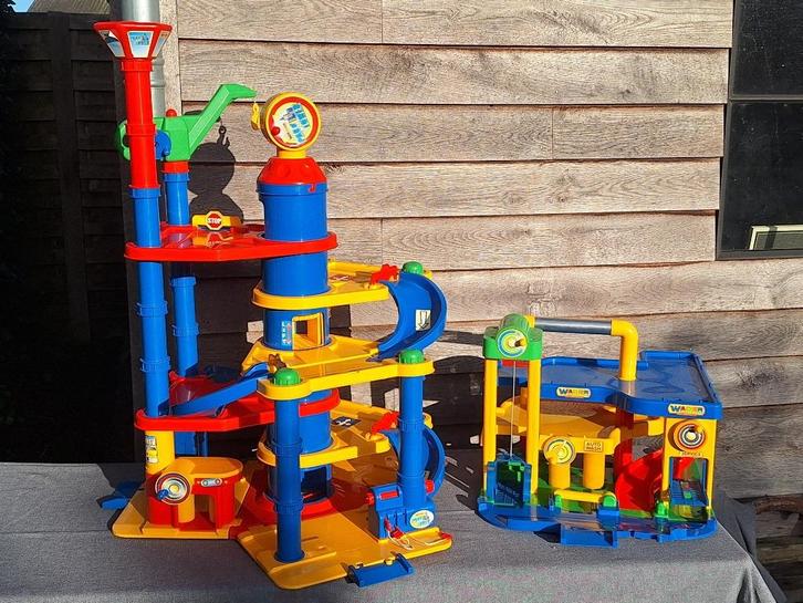 Groot lot Wader Toys speelbanen, Kinderen en Baby's, Speelgoed |Speelgoedvoertuigen, Gebruikt, Ophalen of Verzenden