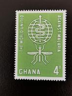 Ghana 1962 - strijd tegen malaria - insecten - malariamug, Ophalen of Verzenden, Postfris