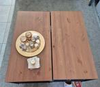Salon tafels, Huis en Inrichting, Tafels | Salontafels, Ophalen, Gebruikt, 100 tot 150 cm, Vierkant