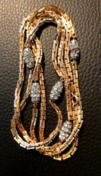 mooie lange ketting christian dior, Handtassen en Accessoires, Kettingen, Ophalen, Zo goed als nieuw, Overige kleuren, Overige materialen