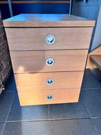 2 casiers, Maison & Meubles, Armoires | Commodes, 3 ou 4 tiroirs, Moins de 100 cm, Enlèvement, Utilisé