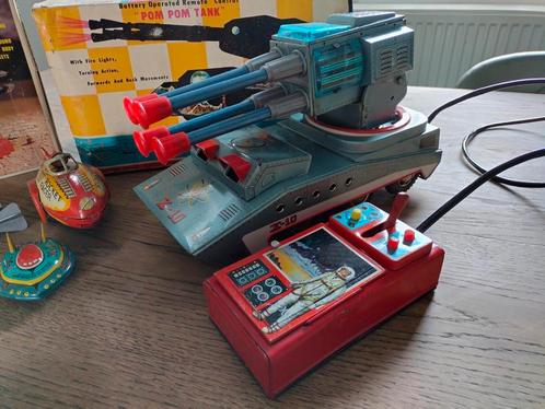 Space Toys Rosko Pom Pom Tank -- Japan --, Antiek en Kunst, Antiek | Speelgoed, Ophalen of Verzenden