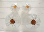 Set vintage globes/Mazzega lamp, Huis en Inrichting, Ophalen