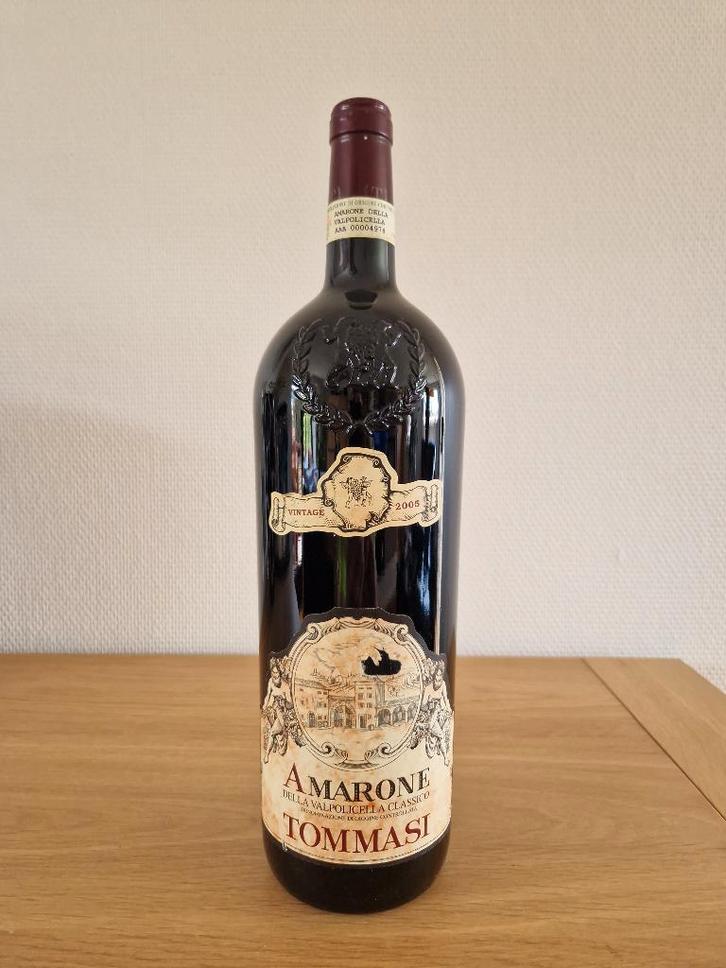 Magnum TOMMASI - 2005 - Amarone - 150 cl, Collections, Vins, Neuf, Vin rouge, Italie, Pleine, Enlèvement ou Envoi