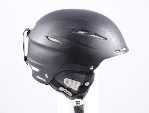 54 55 56 57 58 cm skihelm/snowboardhelm ALPINA BIOM black, Sport en Fitness, Skiën en Langlaufen, Gebruikt, Overige typen, Ski