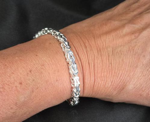 Zilveren Koningsarmband. 2025/550. 29.9 Gram., Handtassen en Accessoires, Armbanden, Nieuw, Zilver, Zilver, Verzenden