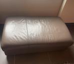 Poef met opslag, Ophalen, 100 tot 125 cm, Leer, Zo goed als nieuw