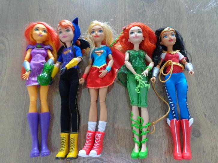 Poupées Mattel Super Hero Girls, Kinderen en Baby's, Speelgoed | Poppen, Zo goed als nieuw, Overige typen, Ophalen of Verzenden