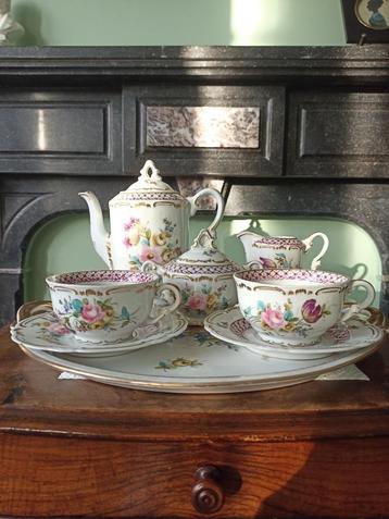 D&R W Weissenstadt Bavaria 6delig koffie servies porseleinen, Enlèvement