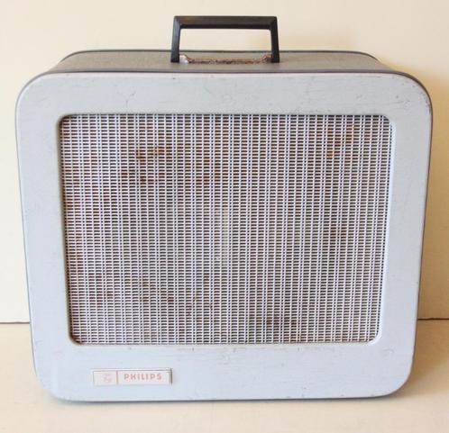 Vintage Philips Luidspreker In Koffervorm / 20 Watt / 8 Ohm, TV, Hi-fi & Vidéo, Enceintes, Utilisé, Haut-parleur central, Philips