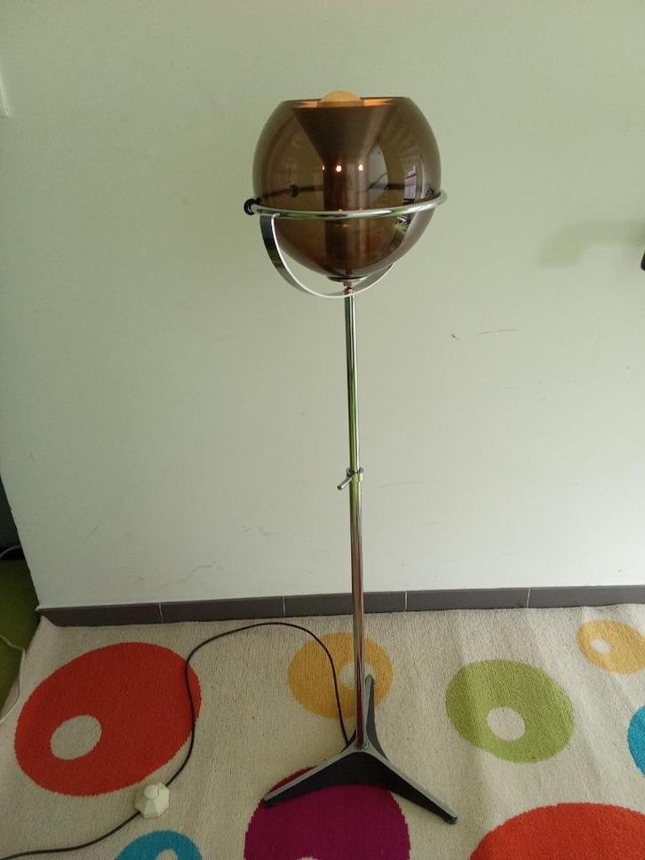 ancien lampadaire, Huis en Inrichting, Lampen | Vloerlampen, Gebruikt, 150 tot 200 cm, Glas, Metaal, Ophalen