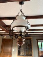 Luster / hanglamp, Huis en Inrichting, Lampen | Kroonluchters, Ophalen, Zo goed als nieuw, Glas