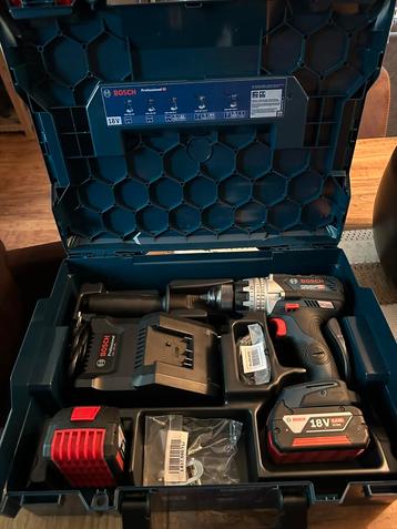 Bosch Professional GSB 18V-110C + 2 x 5Ah accu en snellader beschikbaar voor biedingen