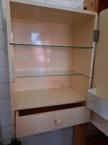 VINTAGE APOTHEKERSKASTJE jaren '60, Huis en Inrichting, Kasten | Lockerkasten, Ophalen, Gebruikt, Vintage