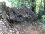 15 de traverses de train, billes de chemin, Ophalen, Gebruikt, 180 tot 250 cm, Balken