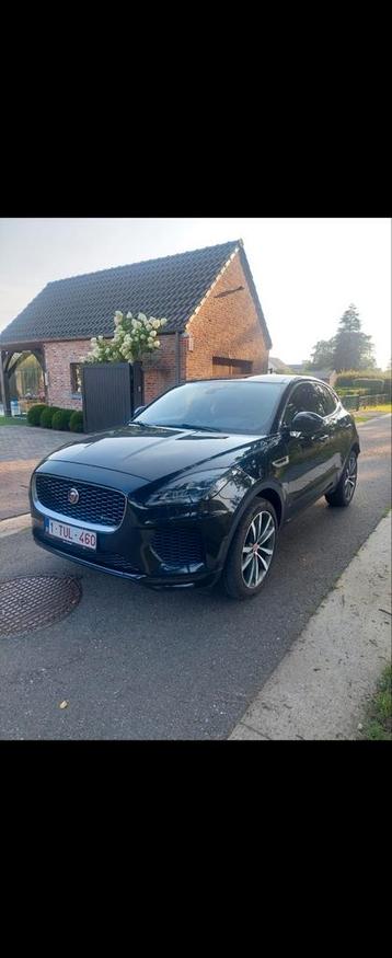 Mooie jaguar e pace 2.0 d 180 pk !!, Auto's, Jaguar, Start-stop-systeem, Zwart, Leder, Diesel
