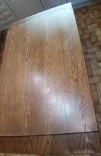 houten uitschuifbare keukentafel + 4 stoelen, Ophalen, Gebruikt