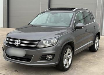 VW TIGUAN 1.4 TSI | R-LINE | 1 JAAR GARANTIE | GEKEURD! beschikbaar voor biedingen
