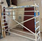 Alu rolstelling 6 meter werkhoogte, Doe-het-zelf en Bouw, Steigers, Ophalen, Zo goed als nieuw