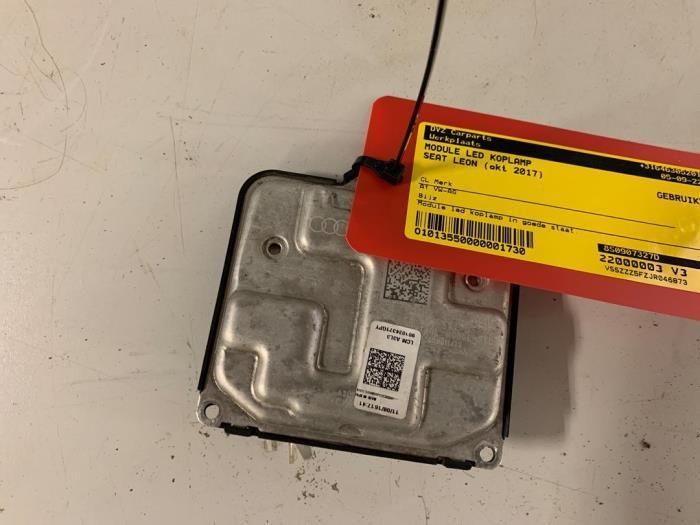 Module LED koplamp van een Seat Leon, Auto-onderdelen, Verlichting, Seat, Gebruikt, 3 maanden garantie, Ophalen of Verzenden