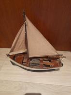 Bateau miniature en bois 35 cm, Hobby & Loisirs créatifs, Comme neuf