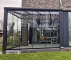 Terrasoverkapping glazen schuifwand veranda carport pergola, Ophalen of Verzenden, Nieuw, Carport