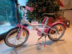 Roze meisjesfiets 3 tot 6 jaar 16 inch, Fietsen en Brommers, Ophalen, Gebruikt, Handrem, B'twin