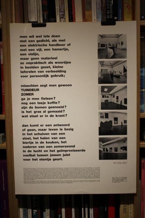 Raoul De Keyser Poster met gedicht van Roland Jooris, Antiek en Kunst, Kunst | Litho's en Zeefdrukken, Ophalen