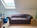 Zetel - Chesterfield stijl, Huis en Inrichting, Zetels | Zetels, Ophalen, Gebruikt
