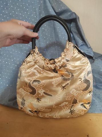 Oriental chinees japanees stijl handtas goede staat beschikbaar voor biedingen