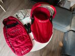 Quinny Speedi SX draagmand + voetenzak + adapter, Kinderen en Baby's, Kinderwagens en Combinaties, Quinny, Zo goed als nieuw, Met reiswieg