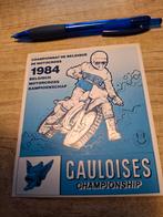 Sticker Belgisch motocross kampioenschap 1984, Ophalen of Verzenden, Zo goed als nieuw