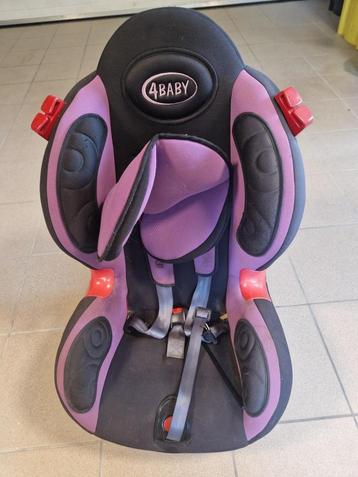 Autostoel 4 baby zwart & paars beschikbaar voor biedingen
