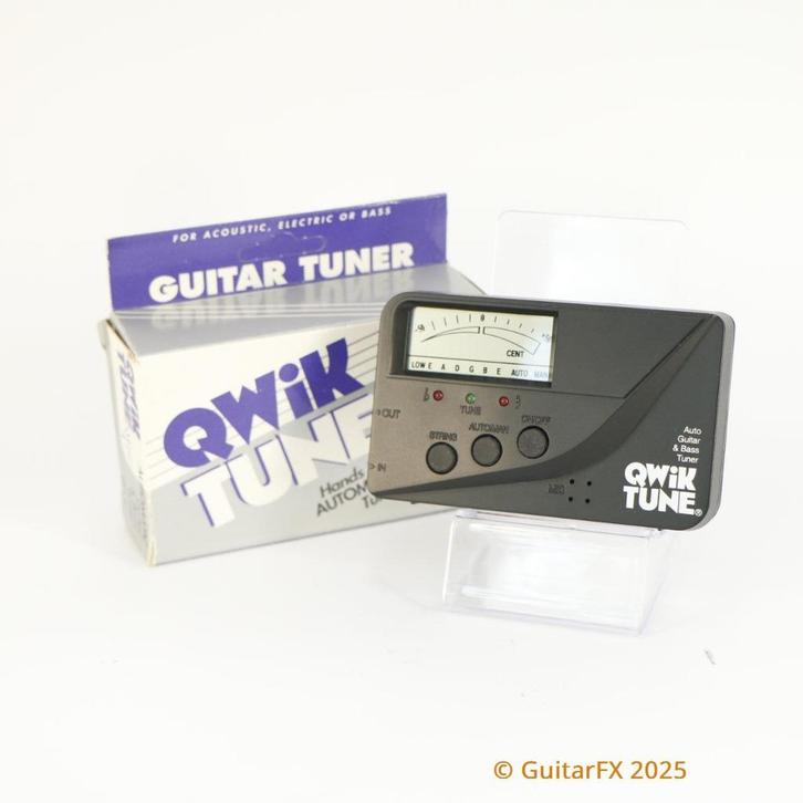 Qwiktune QT-1 Automatic Guitar & Bass Tuner, Muziek en Instrumenten, Effecten, Gebruikt, Ophalen of Verzenden