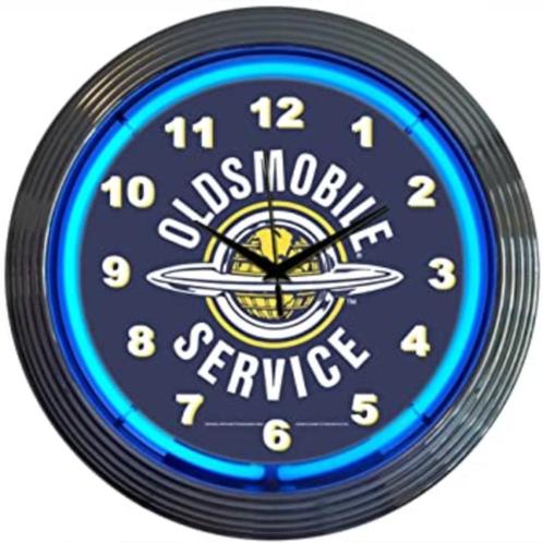 Horloge néon de service Oldsmobile et bien d'autres cadeaux, Collections, Marques & Objets publicitaires, Neuf, Table lumineuse ou lampe (néon)