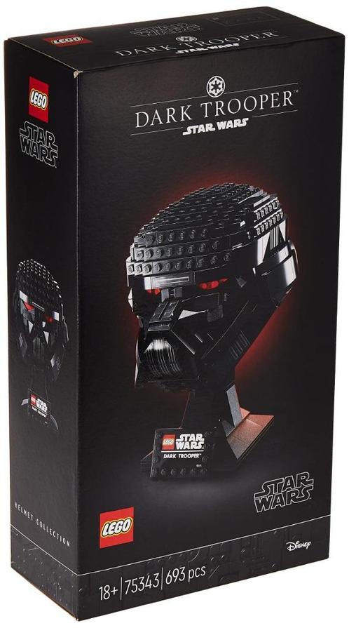 Lego Star Wars 75343 Dark Trooper-helm, Kinderen en Baby's, Speelgoed | Duplo en Lego, Nieuw, Lego, Complete set, Ophalen of Verzenden