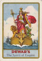 S K WHISKY / 2 / DEWARS THE SPIRIT OF EMPIRE, Verzamelen, Speelkaarten, Jokers en Kwartetten, Ophalen of Verzenden, Nieuw, Speelkaart(en)