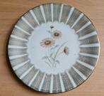 Vintage porseleinen bord met bloemen / bavaria elfenbein, Antiek en Kunst, Antiek | Servies los, Ophalen of Verzenden