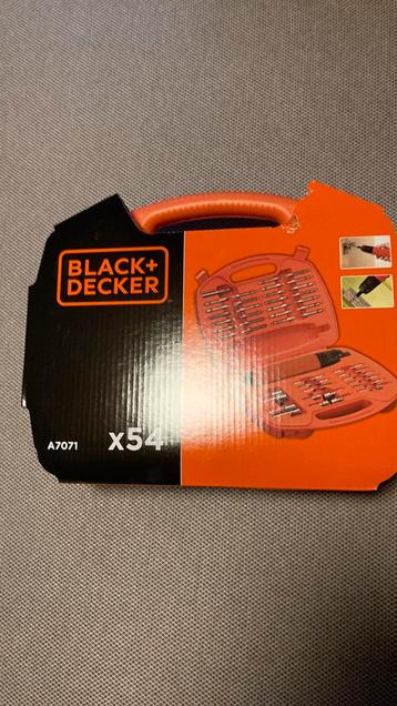 Black + Decker. Tool  schroevendraaier met bitsen.  X 54