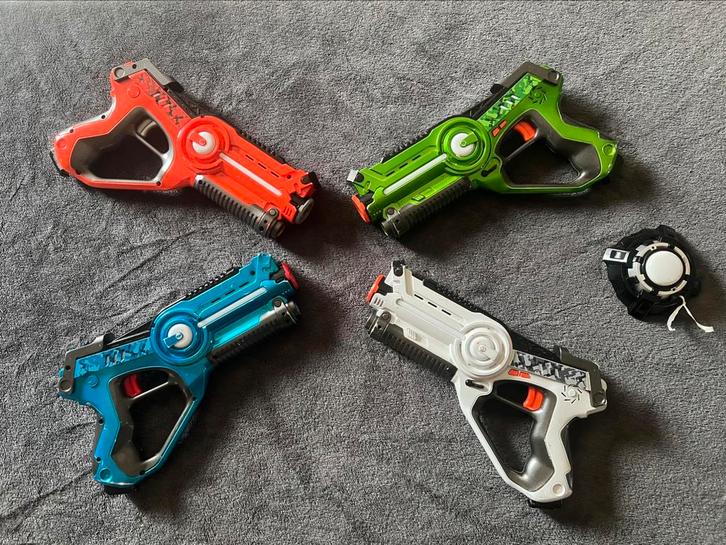 Laserguns– Professionele kwaliteit, grote stock beschikbaar!, Verzamelen, Speelgoed, Zo goed als nieuw, Ophalen of Verzenden