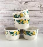 Lot de 4 ramequins à soufflé décor de prunes Villeroy & Boch, Enlèvement ou Envoi