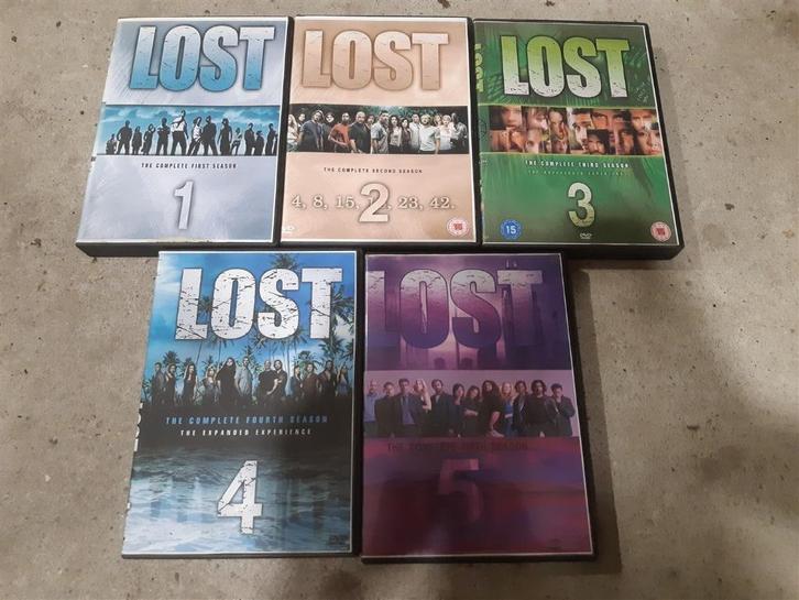 Lost seizoen 1-2-3-4-5, Cd's en Dvd's, Dvd's | Tv en Series, Zo goed als nieuw, Ophalen of Verzenden
