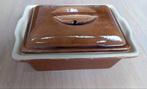 Terrine vintage, années 50, pour pâtés avec couvercle, Enlèvement ou Envoi, Utilisé